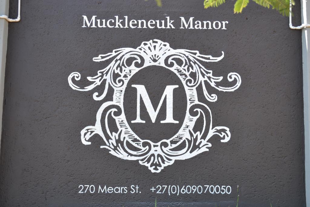 Muckleneuk Manor Hotel Pretoria Bagian luar foto